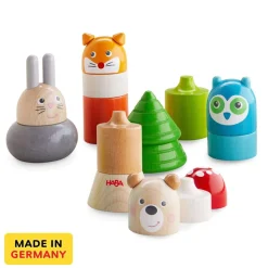 HABA Forest Animals Wooden Stacking Toy< Dexterity Games