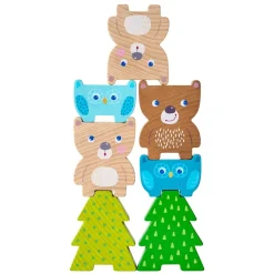 HABA Forest Friends Stacking Toy< Wooden Building Blocks