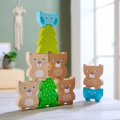 HABA Forest Friends Stacking Toy< Wooden Stacking Toys & Arranging Games