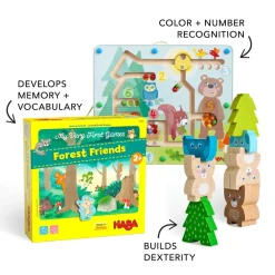 HABA Forest Friends Toy Bundle< Shape Sorters + Stacking Toys