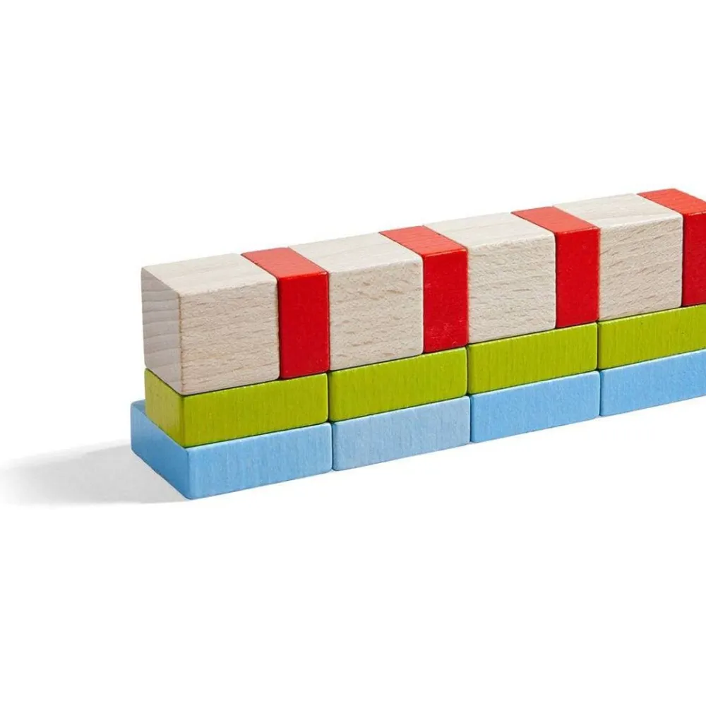 HABA Four By Four 3D Arranging Game Wooden Building Blocks< Wooden Building Blocks