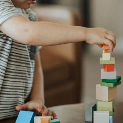 HABA Four By Four 3D Arranging Game Wooden Building Blocks< Wooden Stacking Toys & Arranging Games