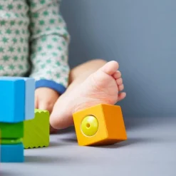 HABA Fun With Sounds Wooden Discovery Blocks< Musical Toys