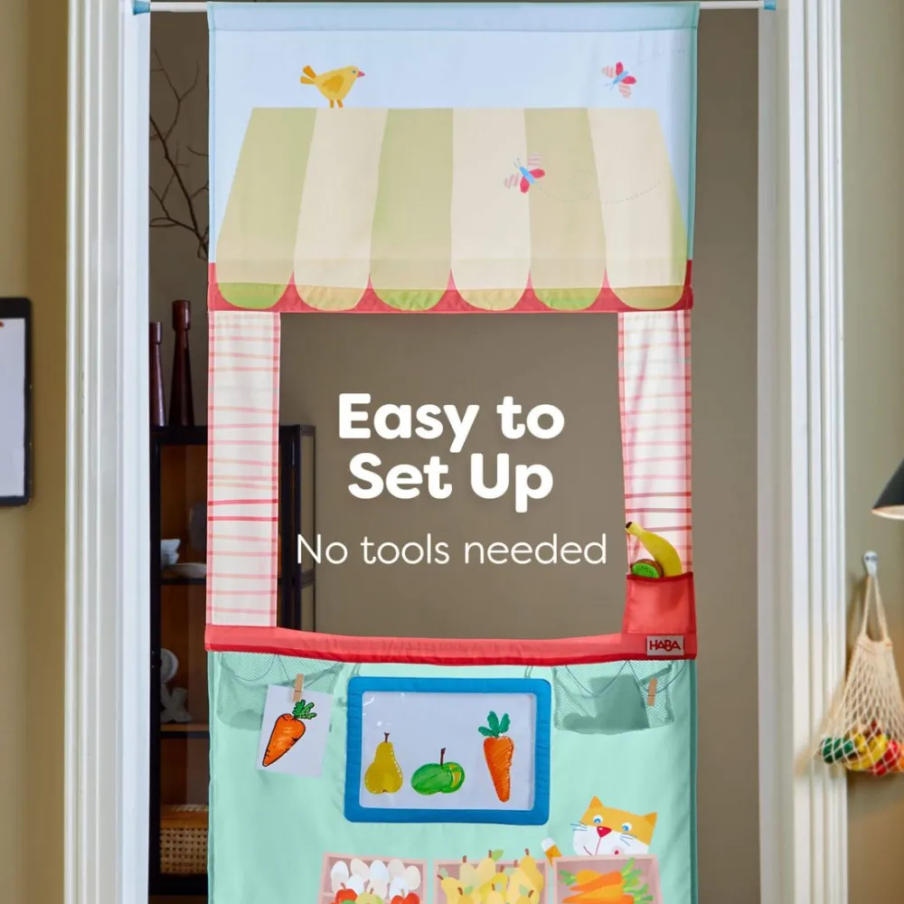 HABA Hanging Doorway Play Store< Pretend Play Food
