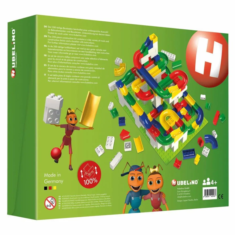 HABA Hubelino Big Building Box Set< Hubelino Marble Runs