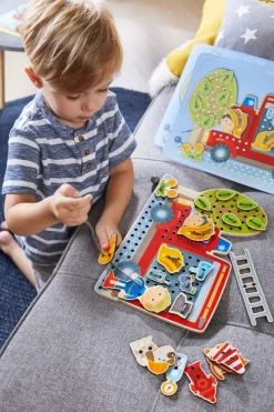 HABA In Action! Threading & Lacing Game< Lacing Toys + Motor Skills