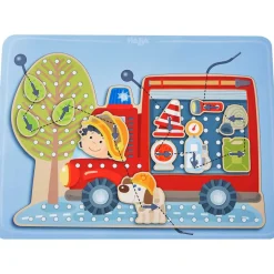 HABA In Action! Threading & Lacing Game< Lacing Toys + Motor Skills
