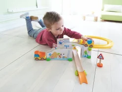 HABA Kullerbu Construction Site Play Track Starter Set< Kullerbu Track System