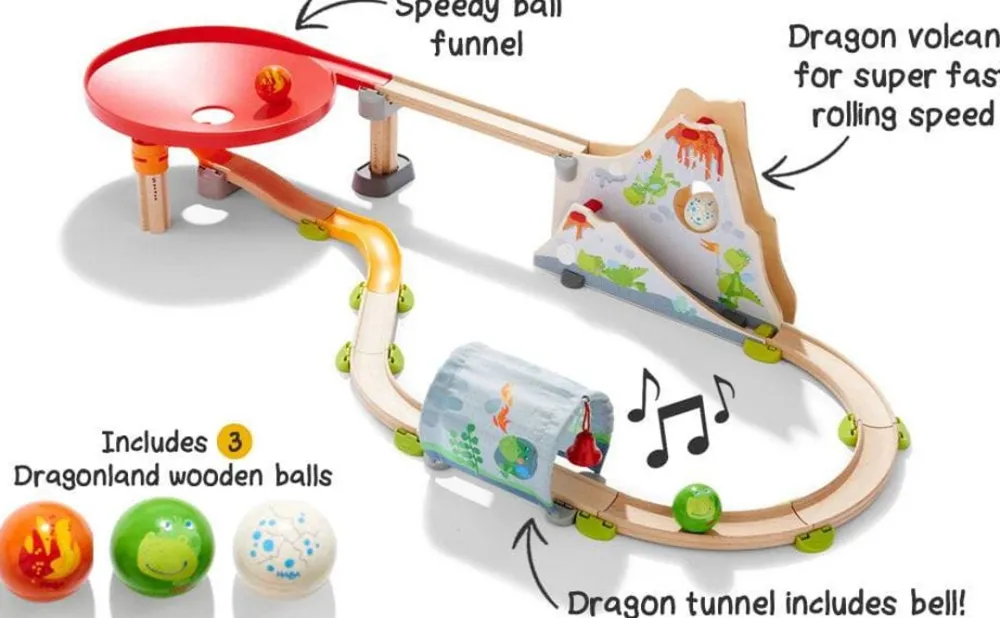 HABA Kullerbu Dragonland Ball Track Starter Play Set< Kullerbu Starter Sets