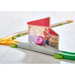 HABA Kullerbu Farmyard Play Track Starter Set With Sound< Kullerbu Track System