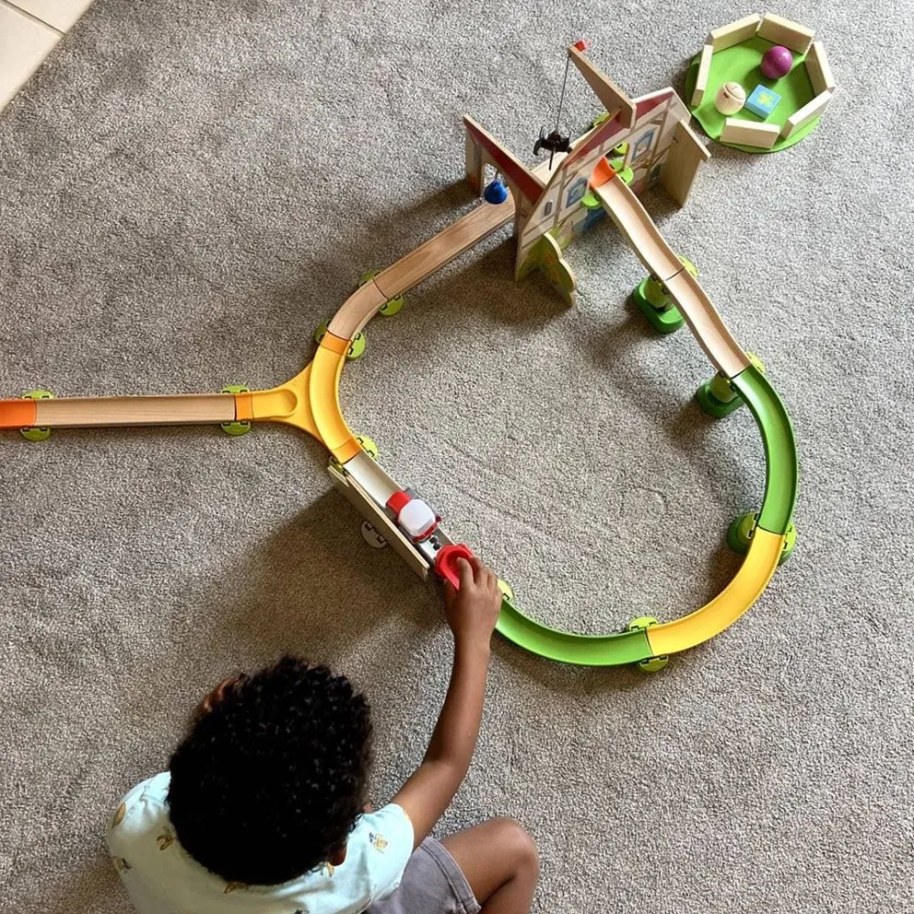 HABA Kullerbu Farmyard Play Track Starter Set With Sound< Kullerbu Starter Sets