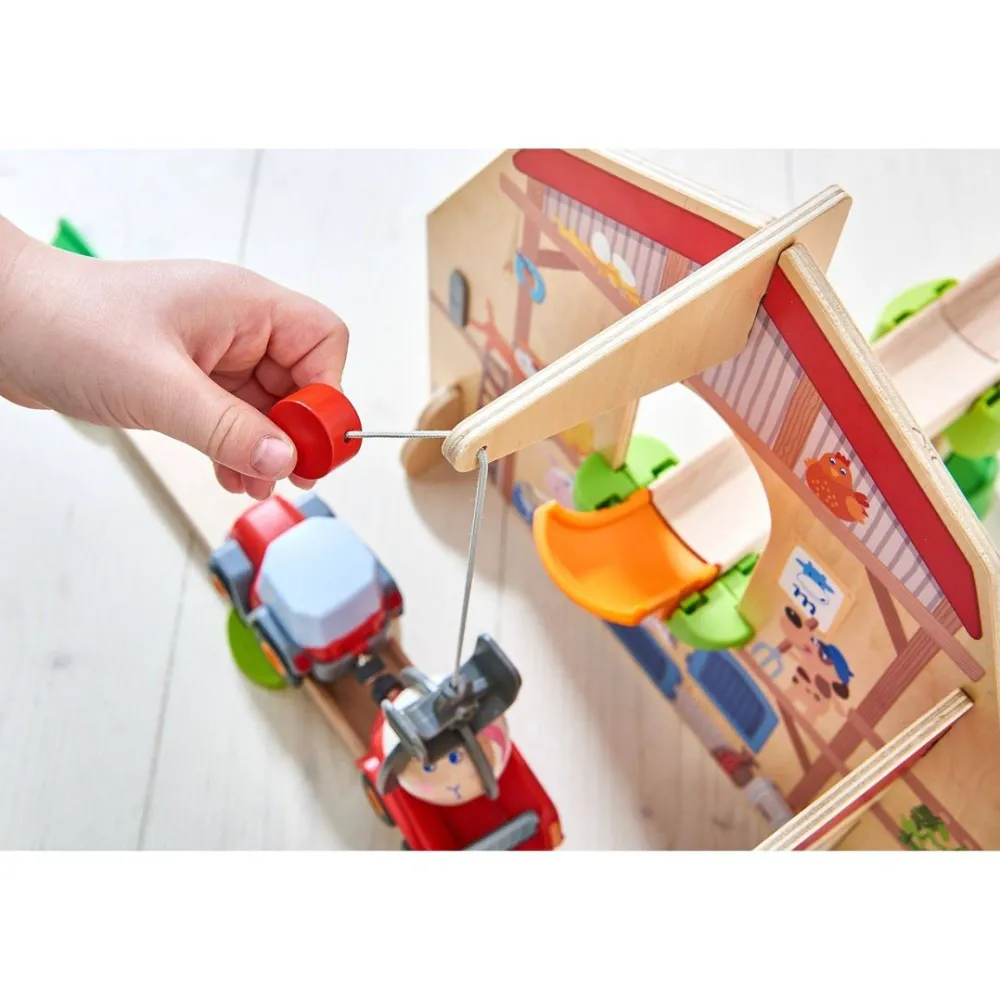 HABA Kullerbu Farmyard Play Track Starter Set With Sound< Kullerbu Starter Sets