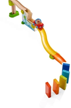 HABA Kullerbu Jump Into Car Dominos Play Set< Kullerbu Track System