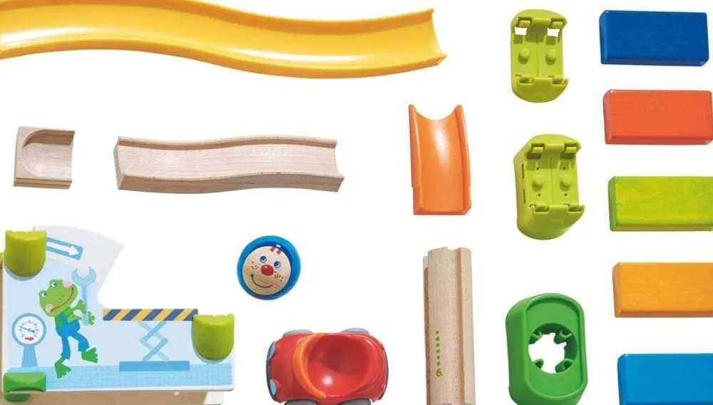 HABA Kullerbu Jump Into Car Dominos Play Set< Kullerbu Starter Sets