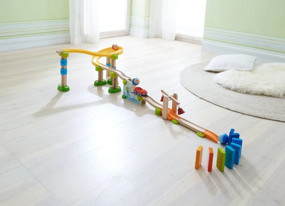 HABA Kullerbu Jump Into Car Dominos Play Set< Kullerbu Starter Sets