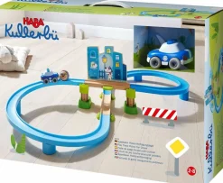 HABA Kullerbu Police Chase 16 Piece Play Set< Kullerbu Track System