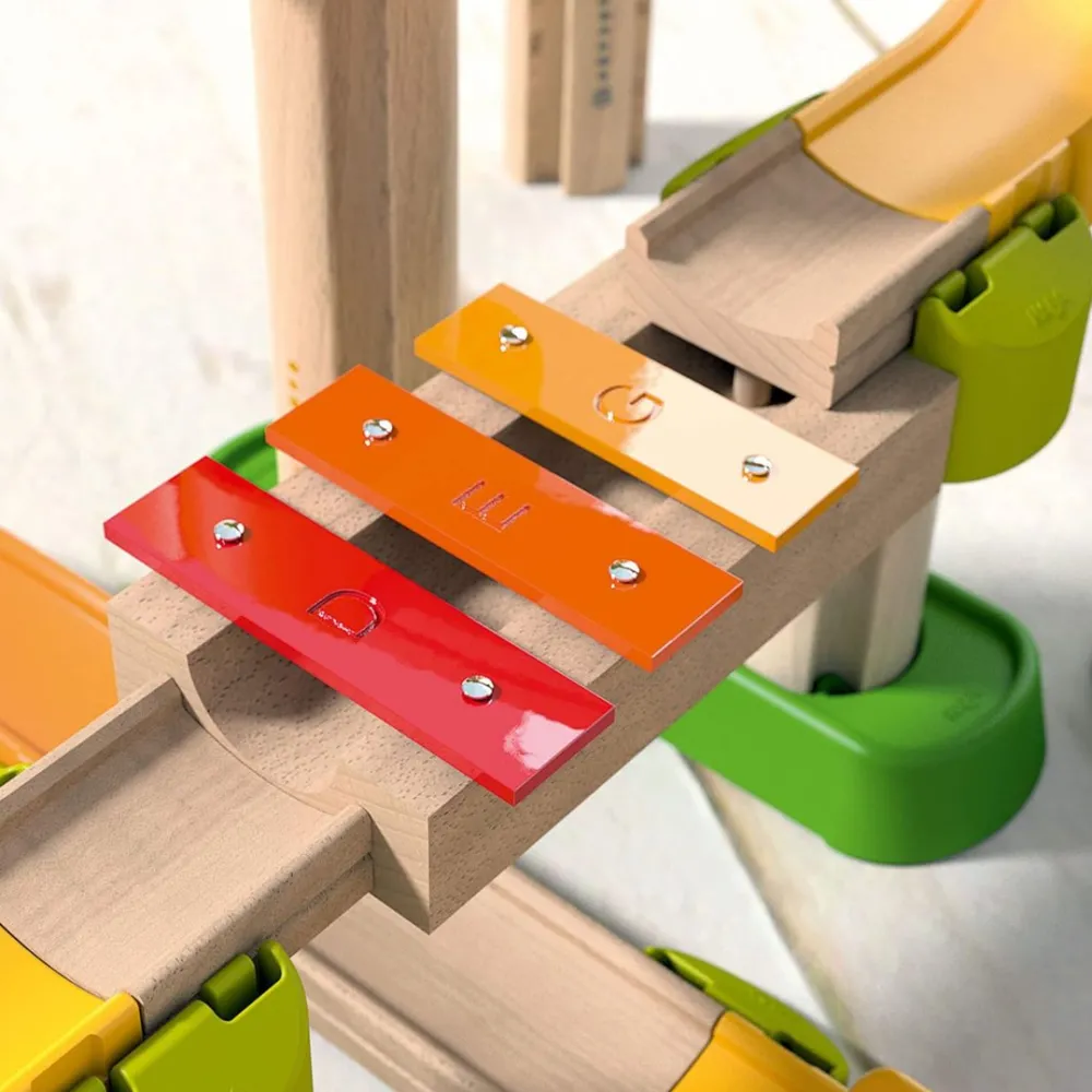 HABA Kullerbu Sim-Sala-Kling Wooden Track Set< Kullerbu Track System