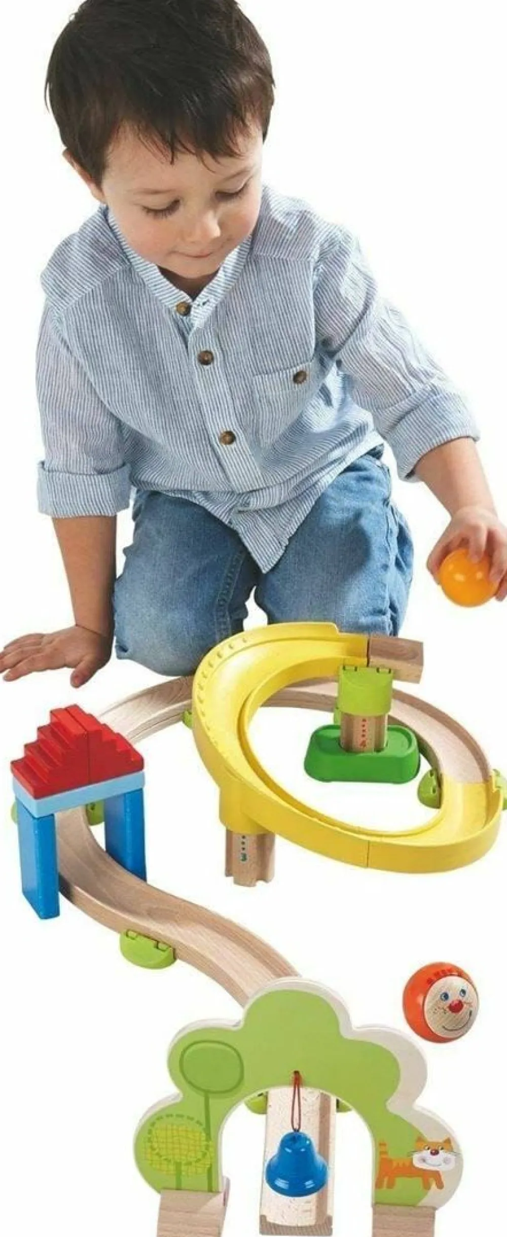 HABA Kullerbu Spiral 26 Piece Starter Track Set< Kullerbu Starter Sets