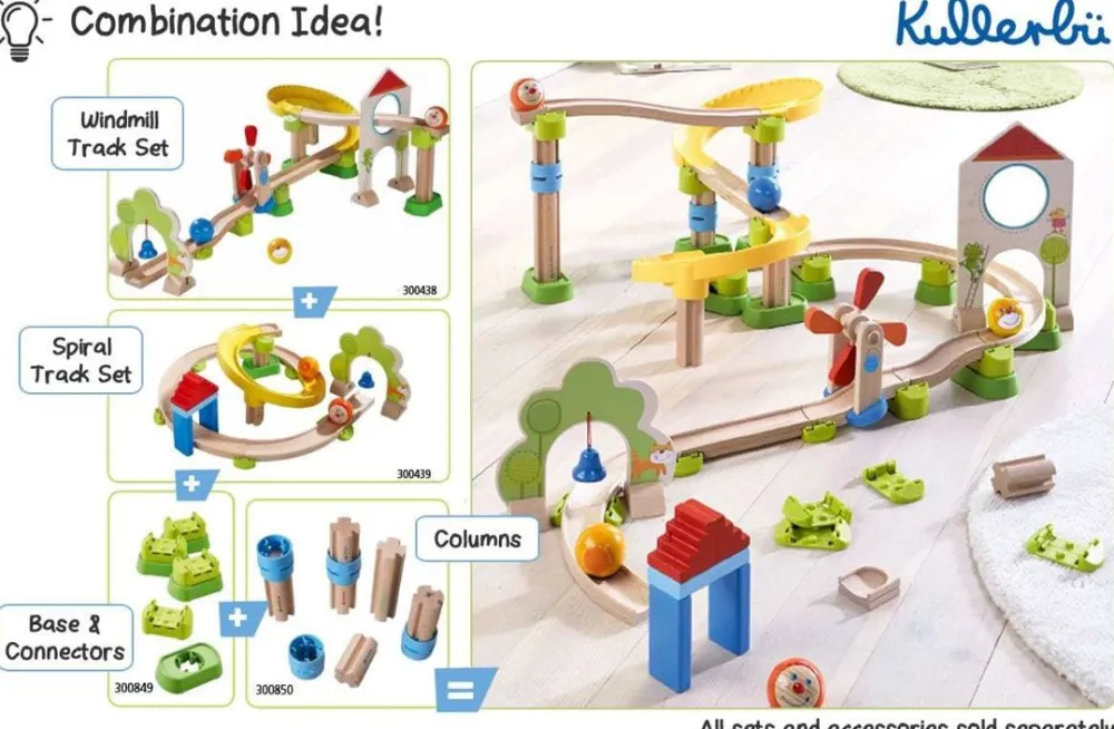HABA Kullerbu Spiral 26 Piece Starter Track Set< Kullerbu Starter Sets