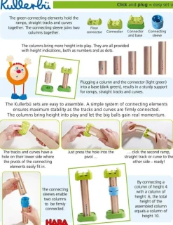 HABA Kullerbu Tall Columns Expansion Set< Kullerbu Track System