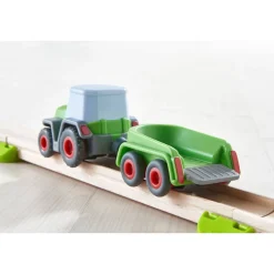HABA Kullerbu Tractor And Trailer With Momentum Motor< Kullerbu Track System