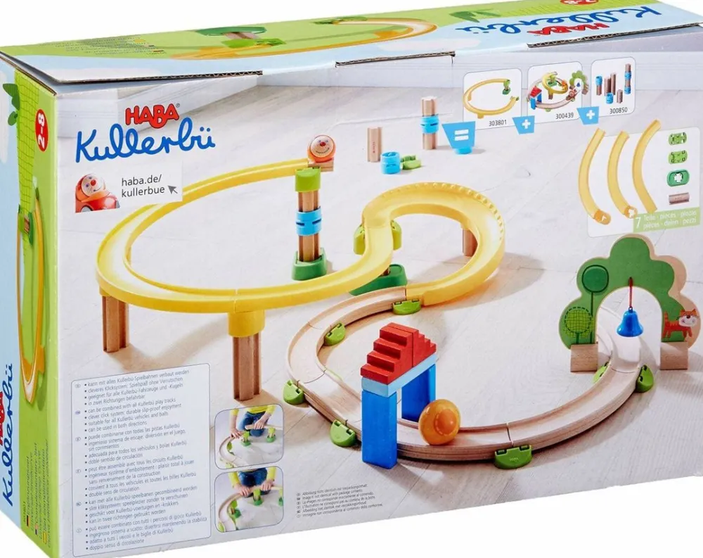 HABA Kullerbu Universal Steep Curve Track Accessory< Kullerbu Track System