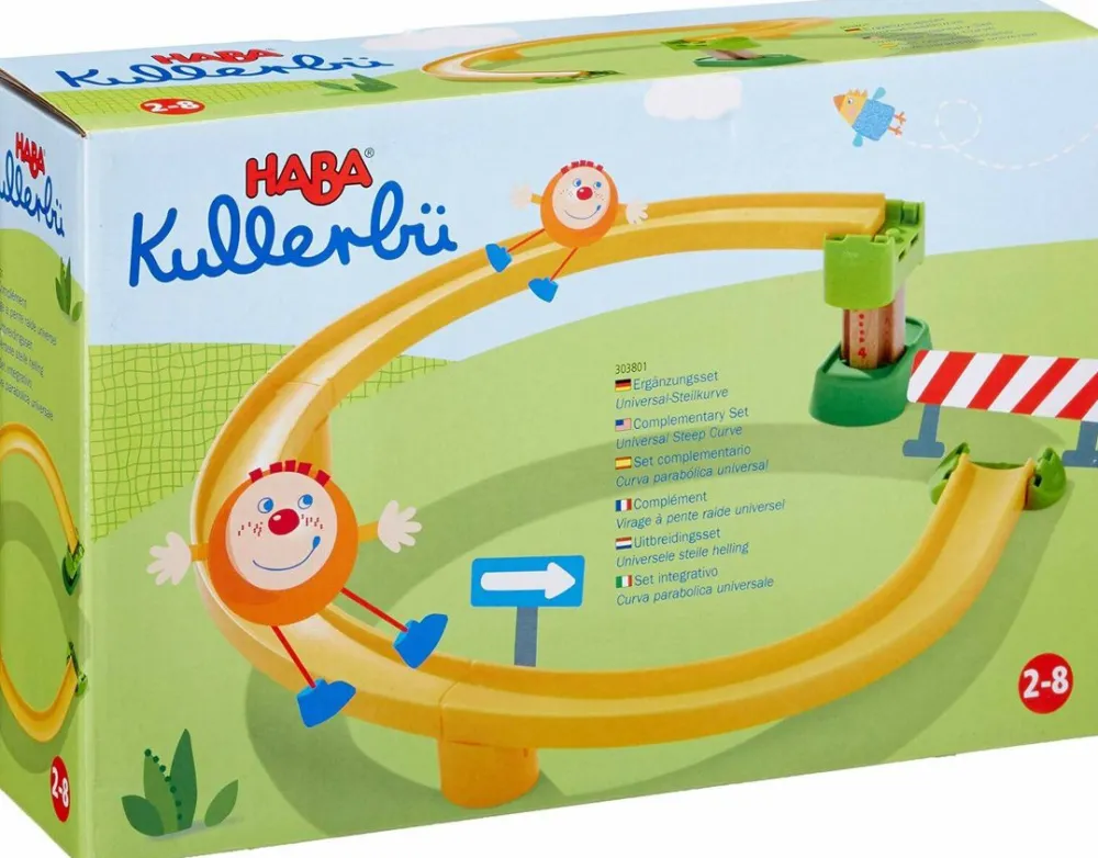 HABA Kullerbu Universal Steep Curve Track Accessory< Kullerbu Track System