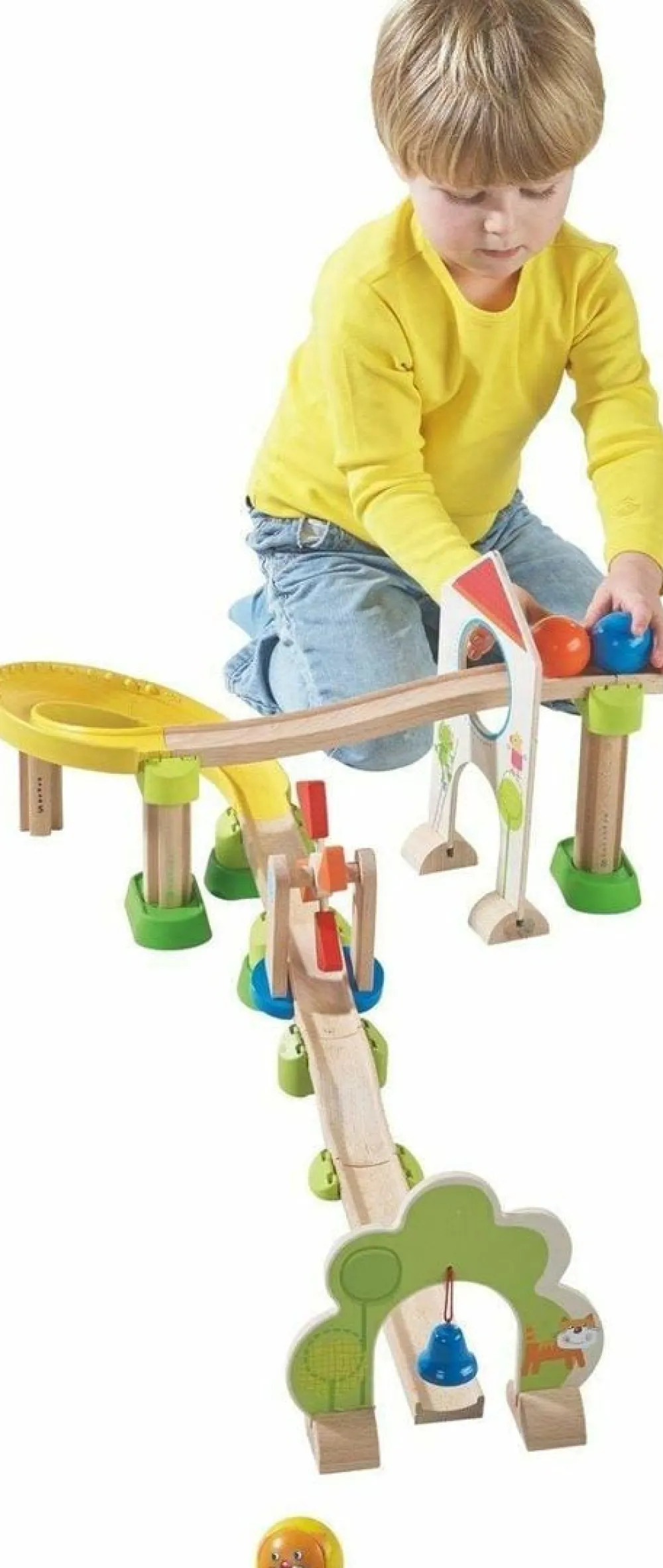 HABA Kullerbu Windmill 25 Piece Starter Track Set< Kullerbu Starter Sets