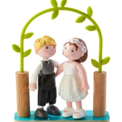HABA Little Friends Bride & Groom Wedding Play Set< Little Friends People