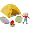 HABA Little Friends Camping Trip Play Set With Sleeping Bags< Little Friends Accessories