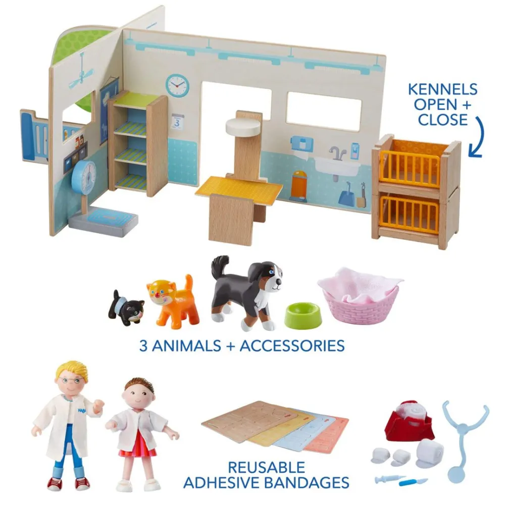 HABA Little Friends Day At The Vet Bundle< Little Friends Animals