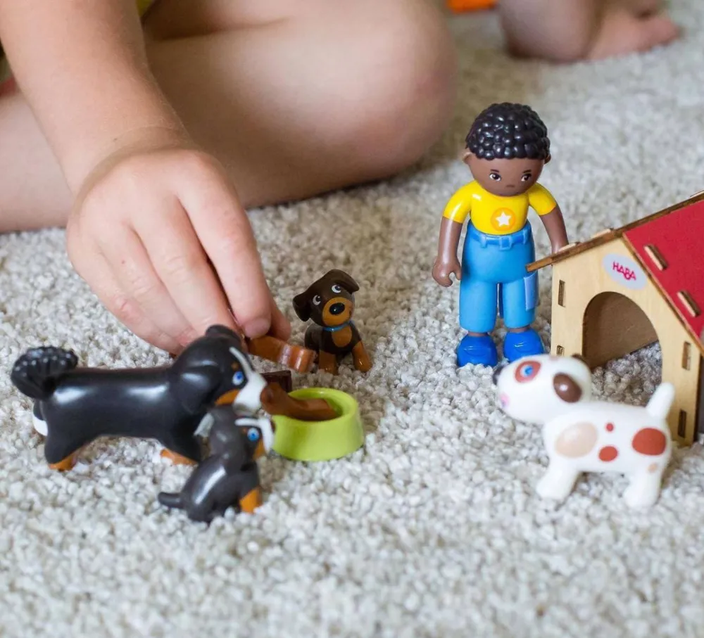 HABA Little Friends Dog Lucky With Doghouse< Little Friends Animals
