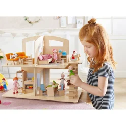 HABA Little Friends Dollhouse Town Villa With Furniture< Little Friends Buildings