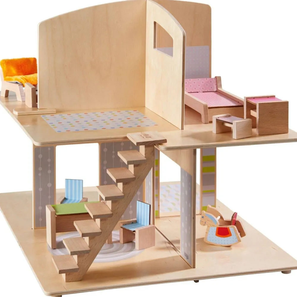 HABA Little Friends Dollhouse Town Villa With Furniture< Little Friends Buildings