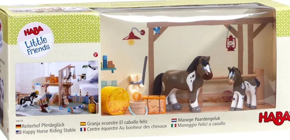 HABA Little Friends Happy Horse Riding Stable< Little Friends Animals