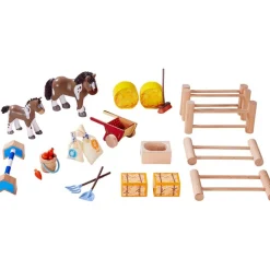 HABA Little Friends Happy Horse Riding Stable< Little Friends Animals