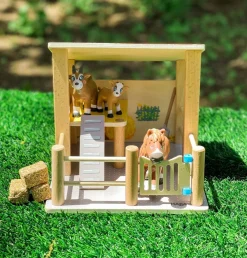 HABA Little Friends Petting Zoo With Farm Animals< Little Friends Play Sets