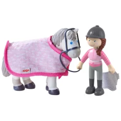 HABA Little Friends Rider Sanya And Horse Saphira Play Set< Little Friends Play Sets