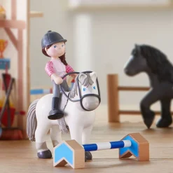 HABA Little Friends Rider Sanya And Horse Saphira Play Set< Little Friends Animals