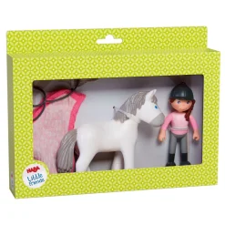 HABA Little Friends Rider Sanya And Horse Saphira Play Set< Little Friends Animals