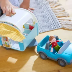 HABA Little Friends Vacation Camper Play Set< Little Friends Play Sets