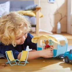 HABA Little Friends Vacation Camper Play Set< Little Friends Accessories
