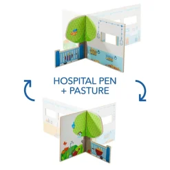 HABA Little Friends Vet Clinic Play Set With Rebecca Doll< Little Friends Accessories