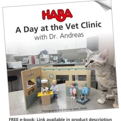HABA Little Friends Vet Clinic Play Set With Rebecca Doll< Little Friends Accessories