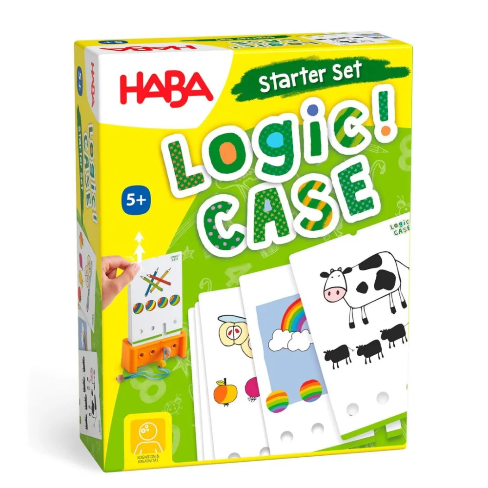 HABA Logic! Case Starter Set 5+< Travel + Magnetic Games