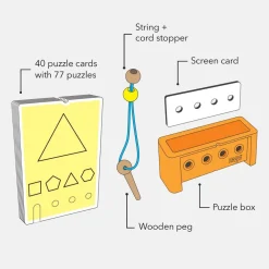 HABA Logic! Case Starter Set 5+< Travel + Magnetic Games