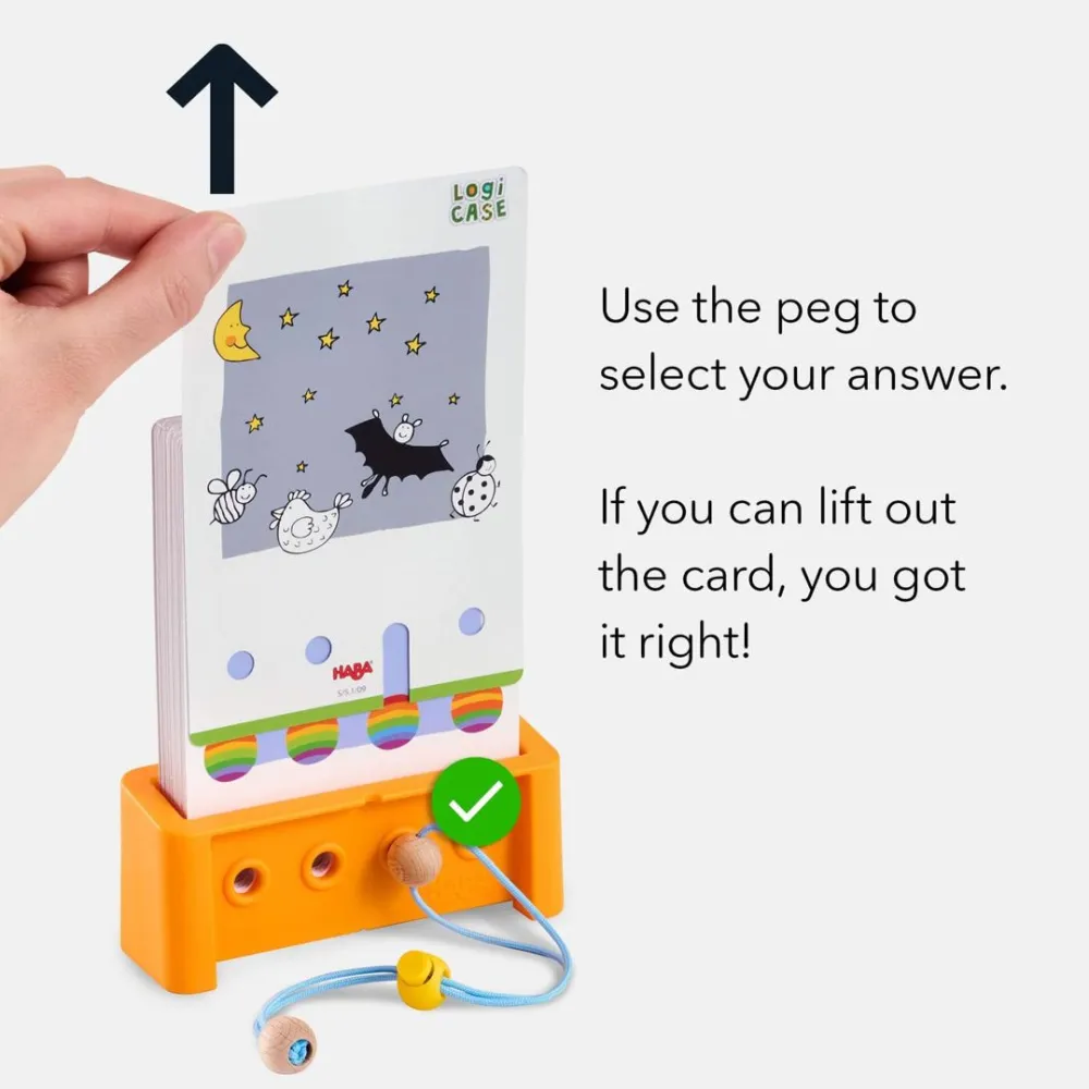 HABA Logic! Case Starter Set 5+< Travel + Magnetic Games