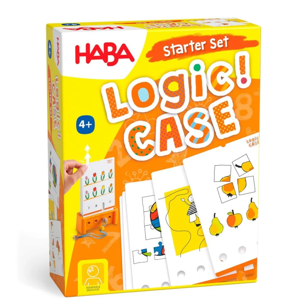 HABA Logic! Case Starter Set 4+< Travel + Magnetic Games