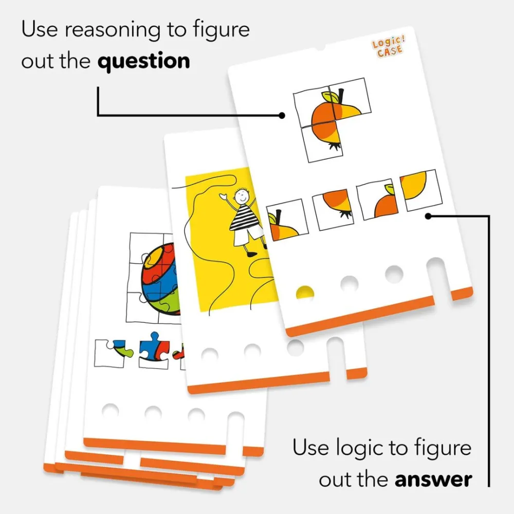 HABA Logic! Case Starter Set 4+< Travel + Magnetic Games