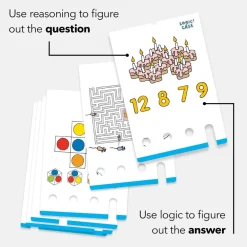 HABA Logic! Case Starter Set 6+< Travel + Magnetic Games